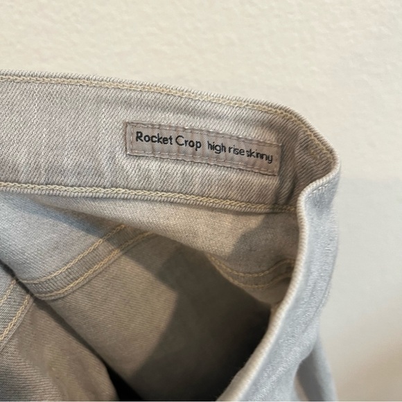 Citizens of a humanity rocket crop high rise skinny light gray size 29 jeans - Picture 7 of 10